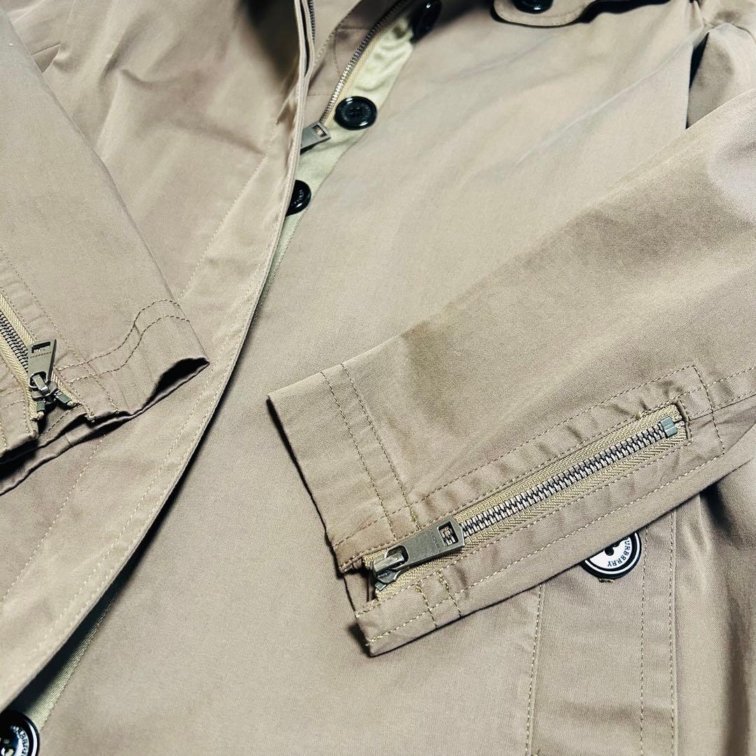 BURBERRY LONDON トレンチコート カーキ フード付 40 Lサイズ