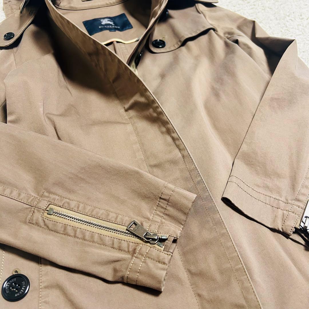 BURBERRY LONDON トレンチコート カーキ フード付 40 Lサイズ