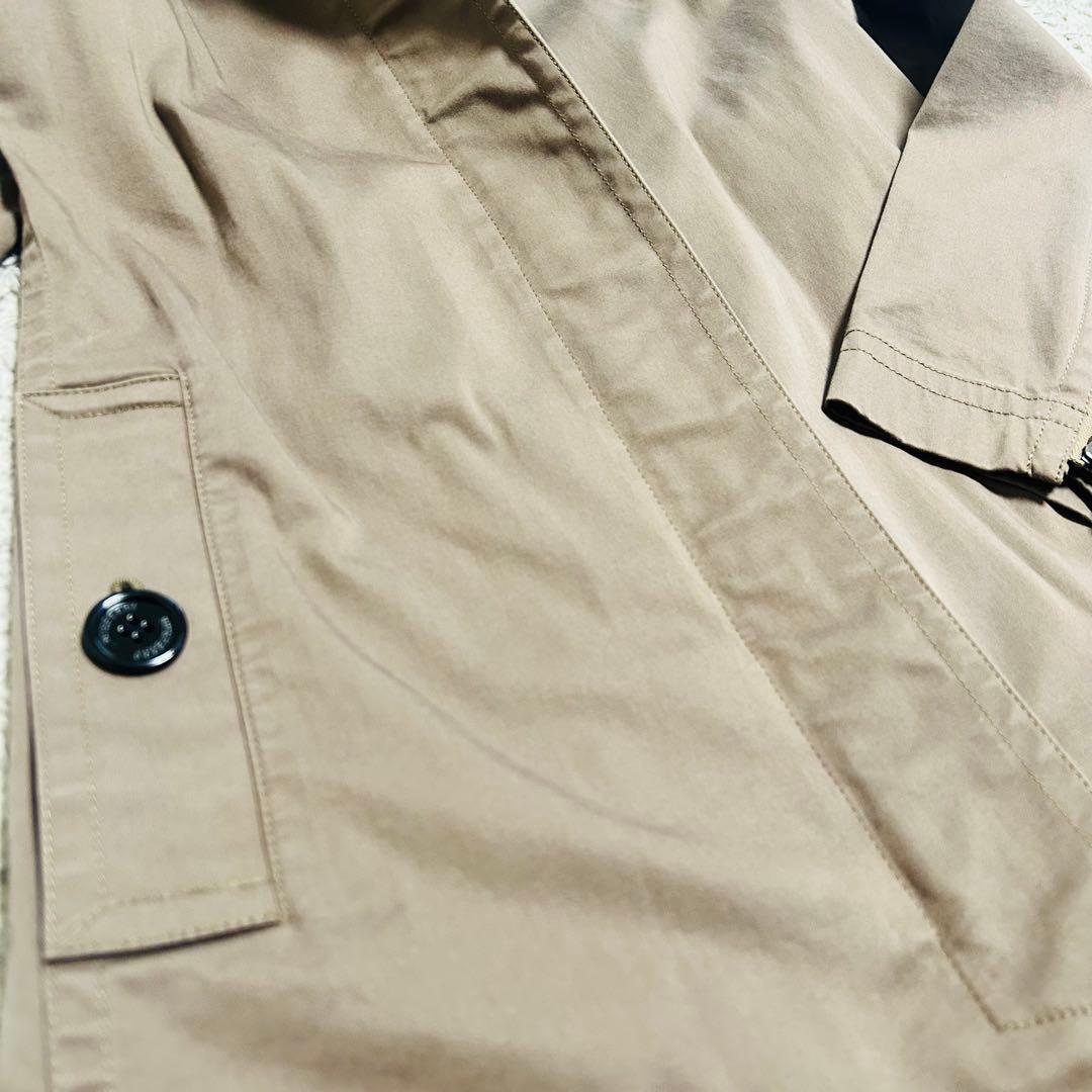 BURBERRY LONDON トレンチコート カーキ フード付 40 Lサイズ
