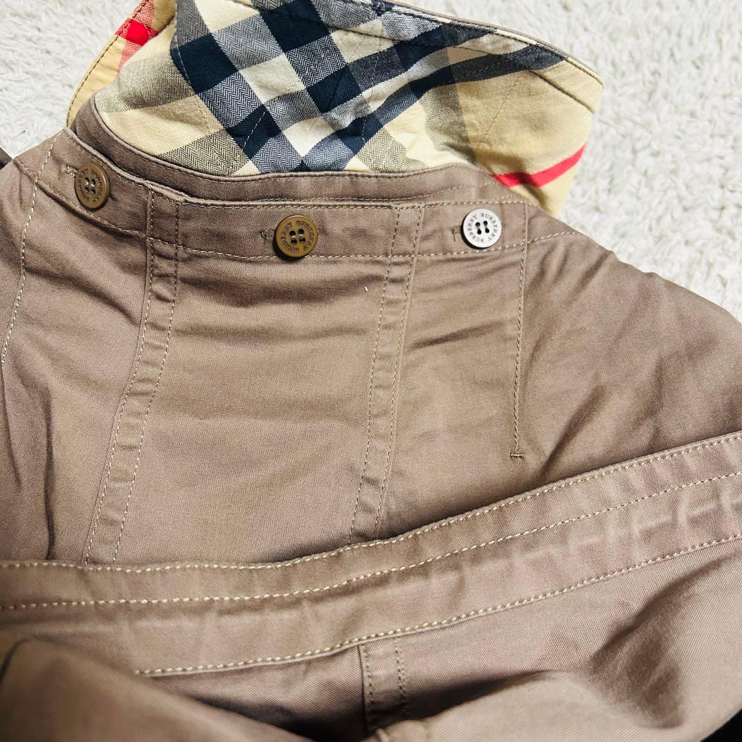 BURBERRY LONDON トレンチコート カーキ フード付 40 Lサイズ