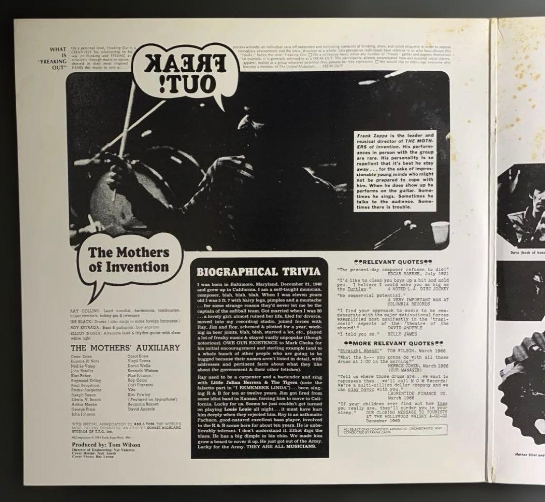 洋楽 The Mothers Of Invention / Freak Out! LP