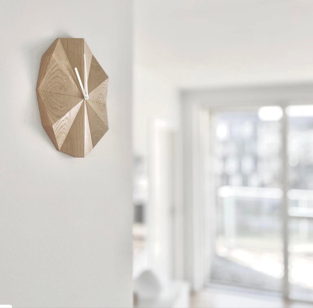 【美品】LAWA DELTA CLOCK オークホワイト