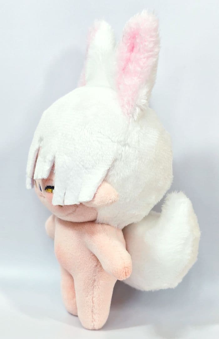 自作 無属性 ぬいぐるみ 骨入り 白狐くん 13cm