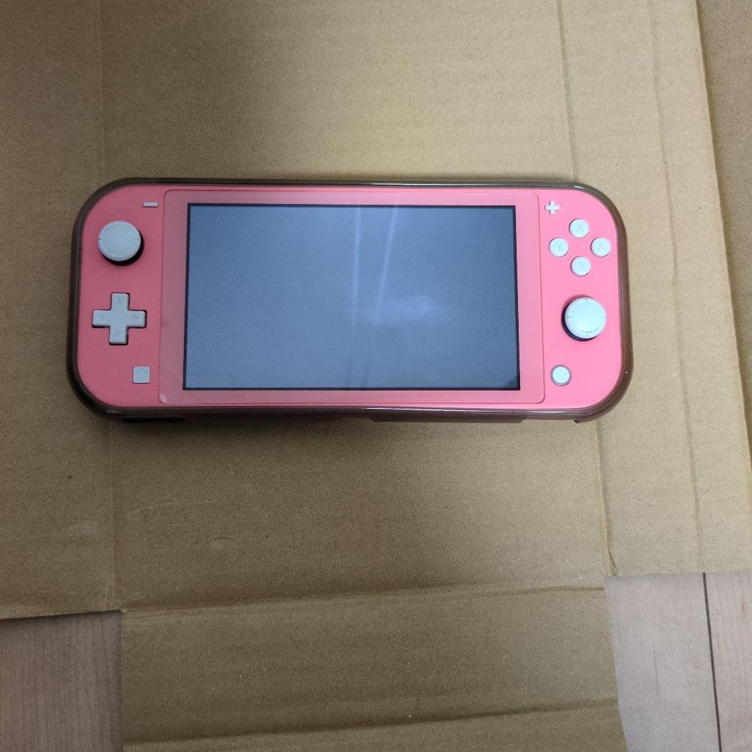 ​【美品】Nintendo Switch LITE コーラル 128GB SD付