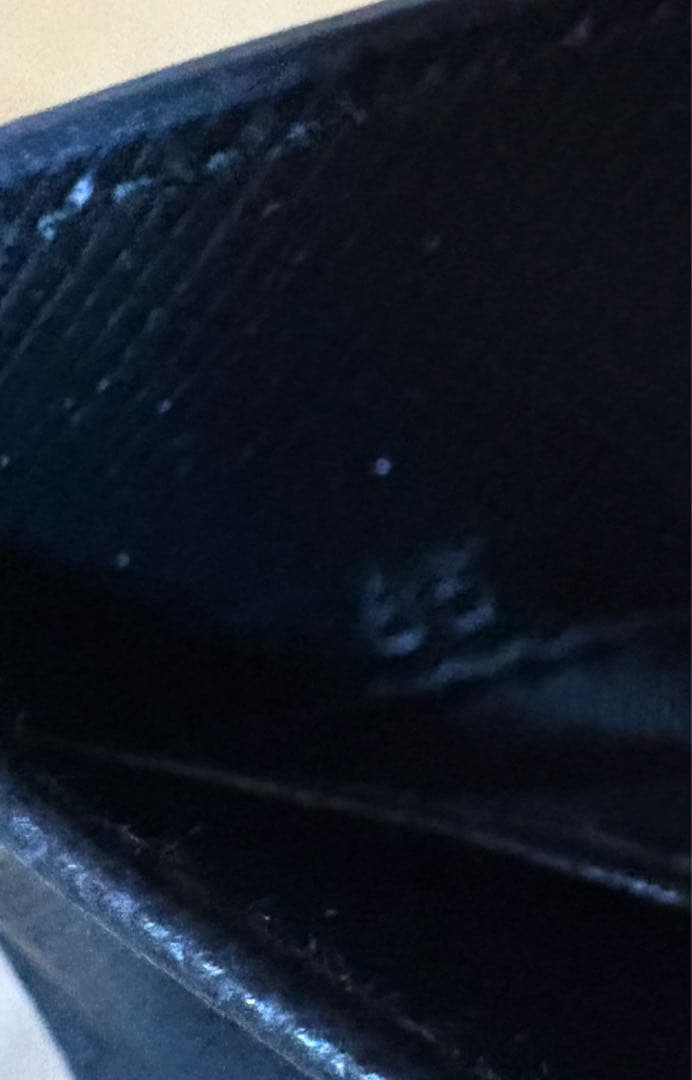 PRADA ブラックレザー 三つ折り財布