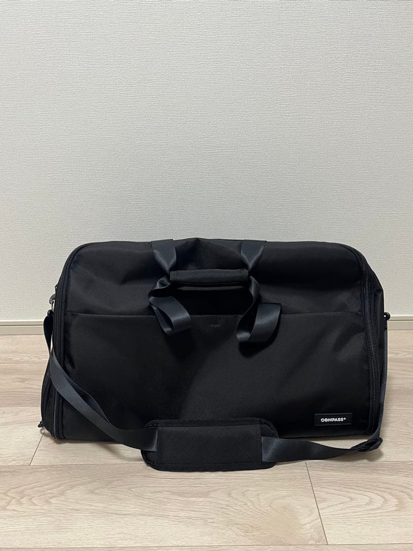 【美品】ガーメントダッフルバッグ｜スーツ持ち運び可｜機内持込OK｜2-3泊対応