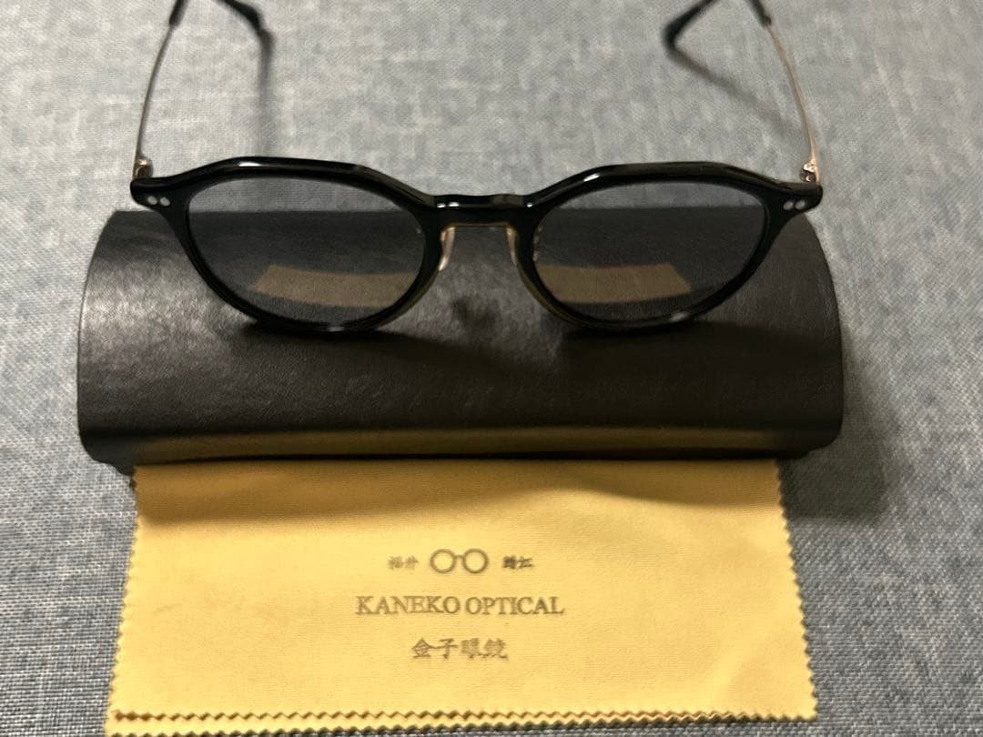 金子眼鏡　LazyRed サングラス　度なし　KANEKO OPTICAL