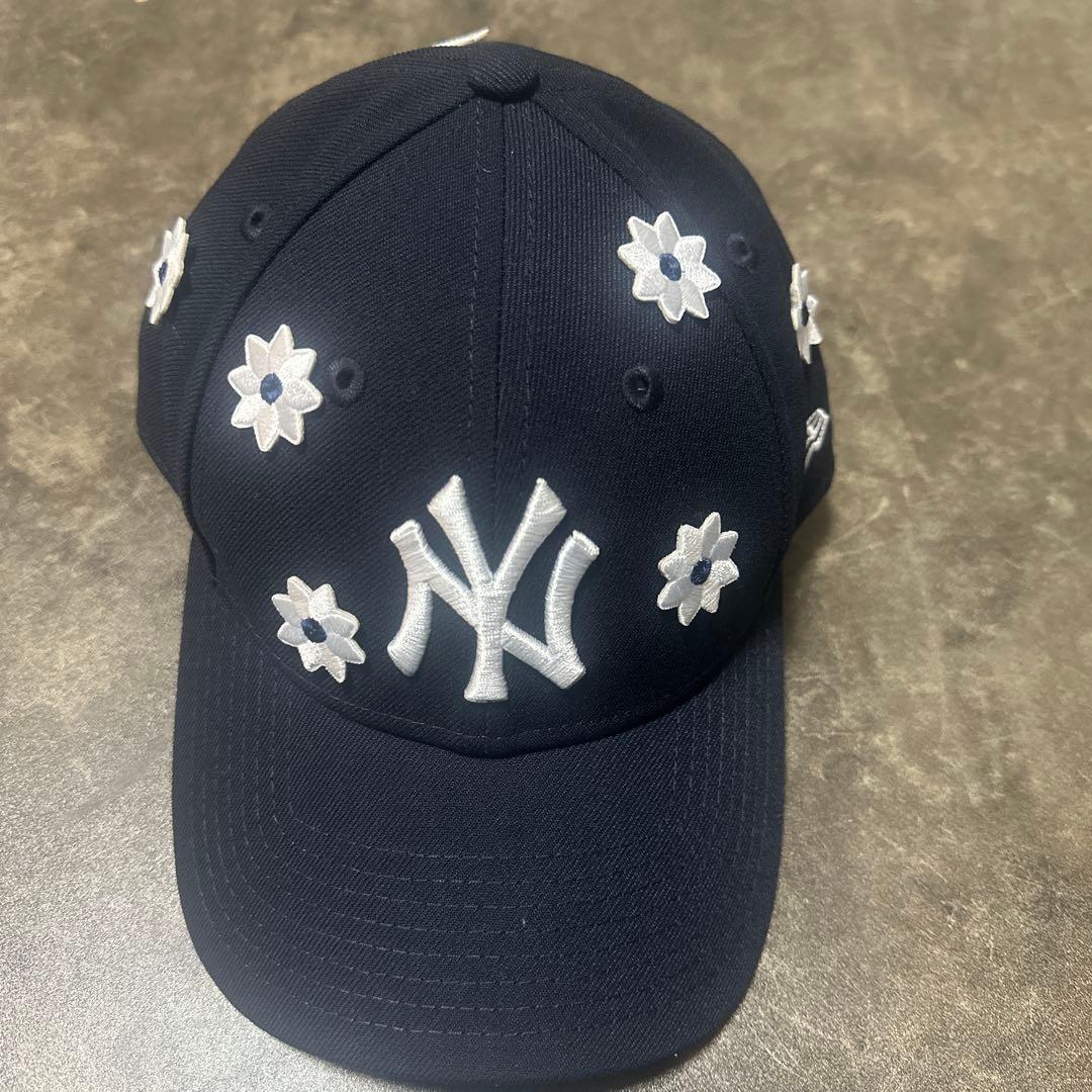 ニューエラ　NEWERA ニックギア 3Dフラワーキャップ(ネイビー)