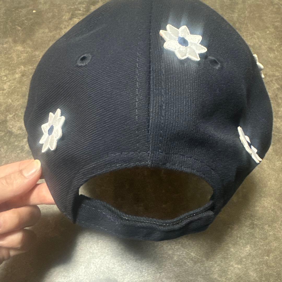 ニューエラ　NEWERA ニックギア 3Dフラワーキャップ(ネイビー)