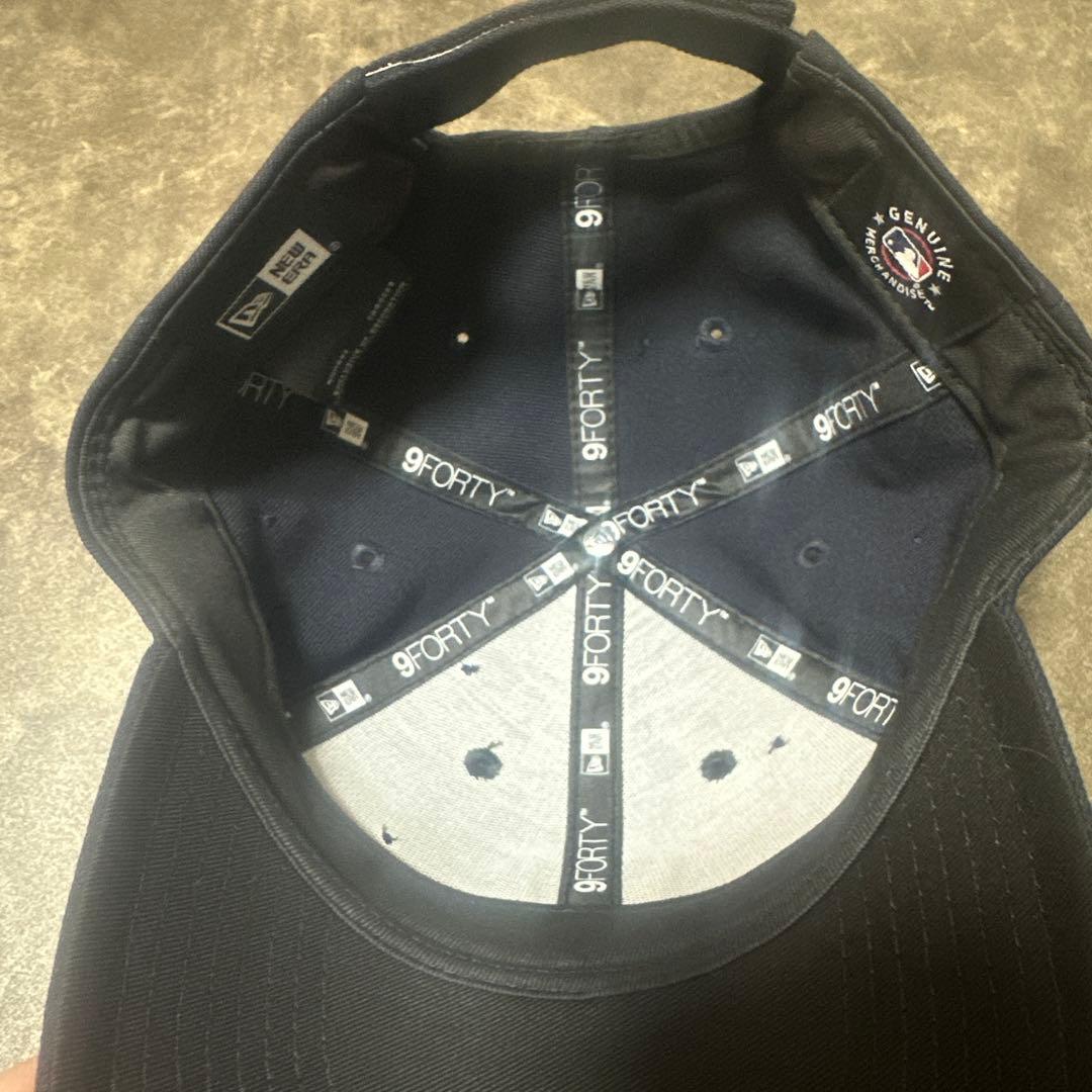 ニューエラ　NEWERA ニックギア 3Dフラワーキャップ(ネイビー)
