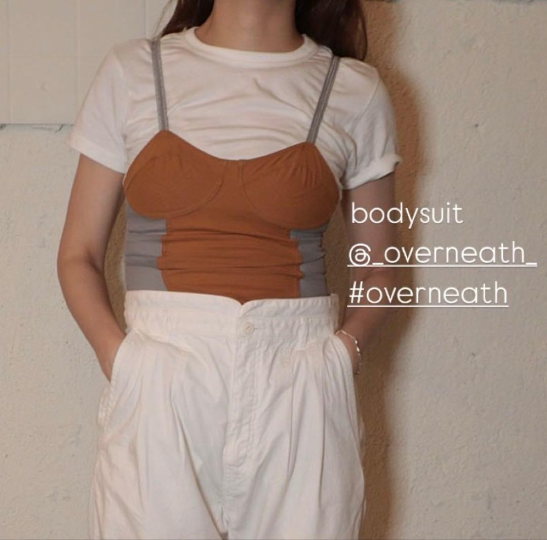 極美品！！overneath ガーター ボディースーツ