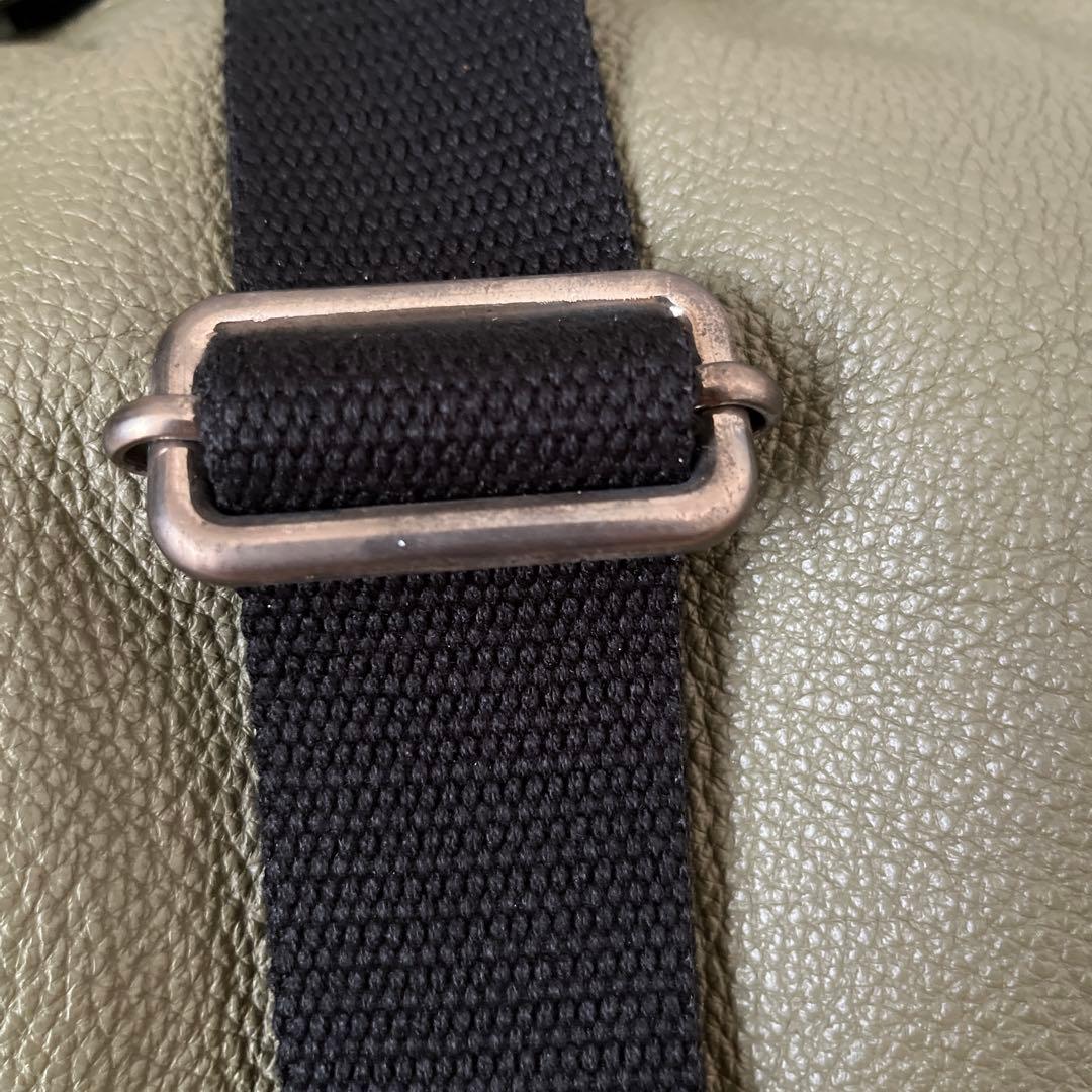 AUDEMARS PIGUET カーキ　レザー　ボストンバッグ