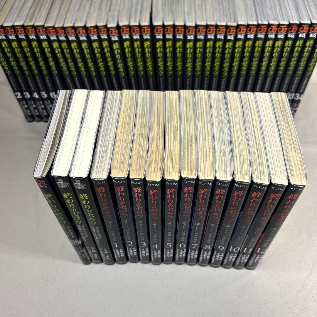 終わりのセラフ1巻～35巻 一ノ瀬グレン12巻　全巻セット小説　ファンブック付き