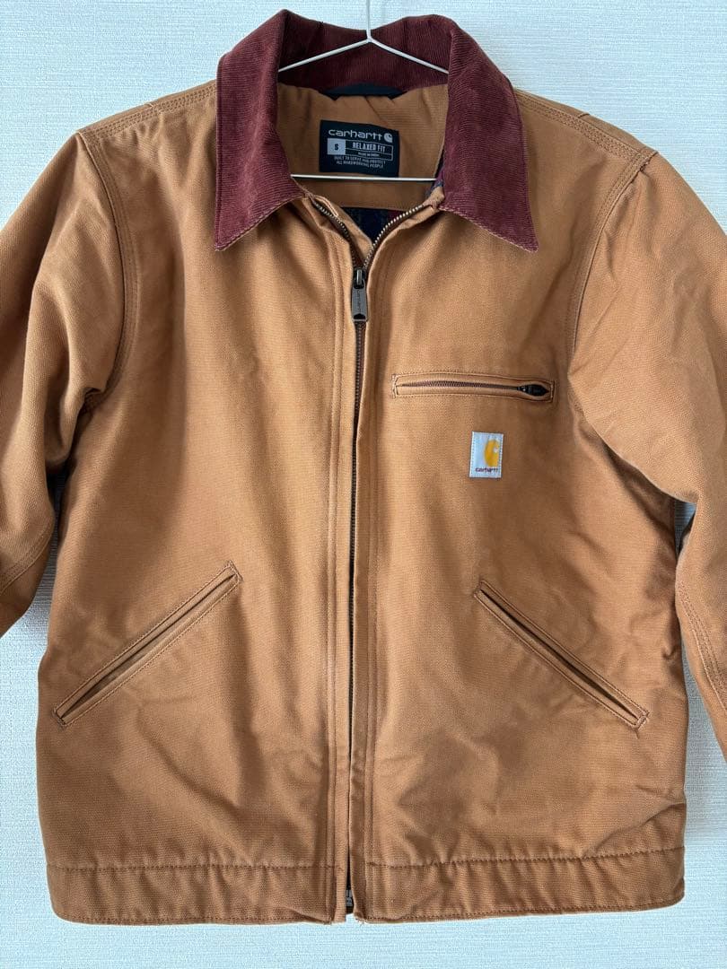 【美品】カーハート デトロイトジャケット ダック S Carhartt