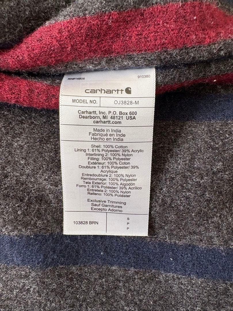 【美品】カーハート デトロイトジャケット ダック S Carhartt