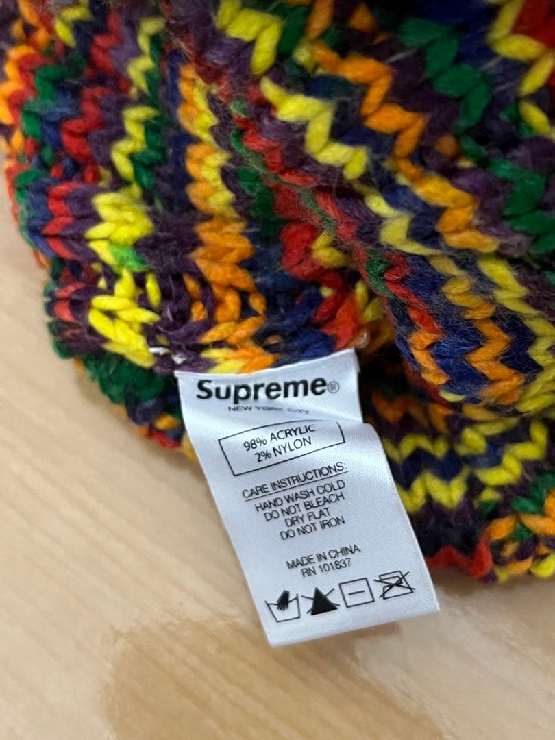 20FW Supreme Static Beanie マルチカラー