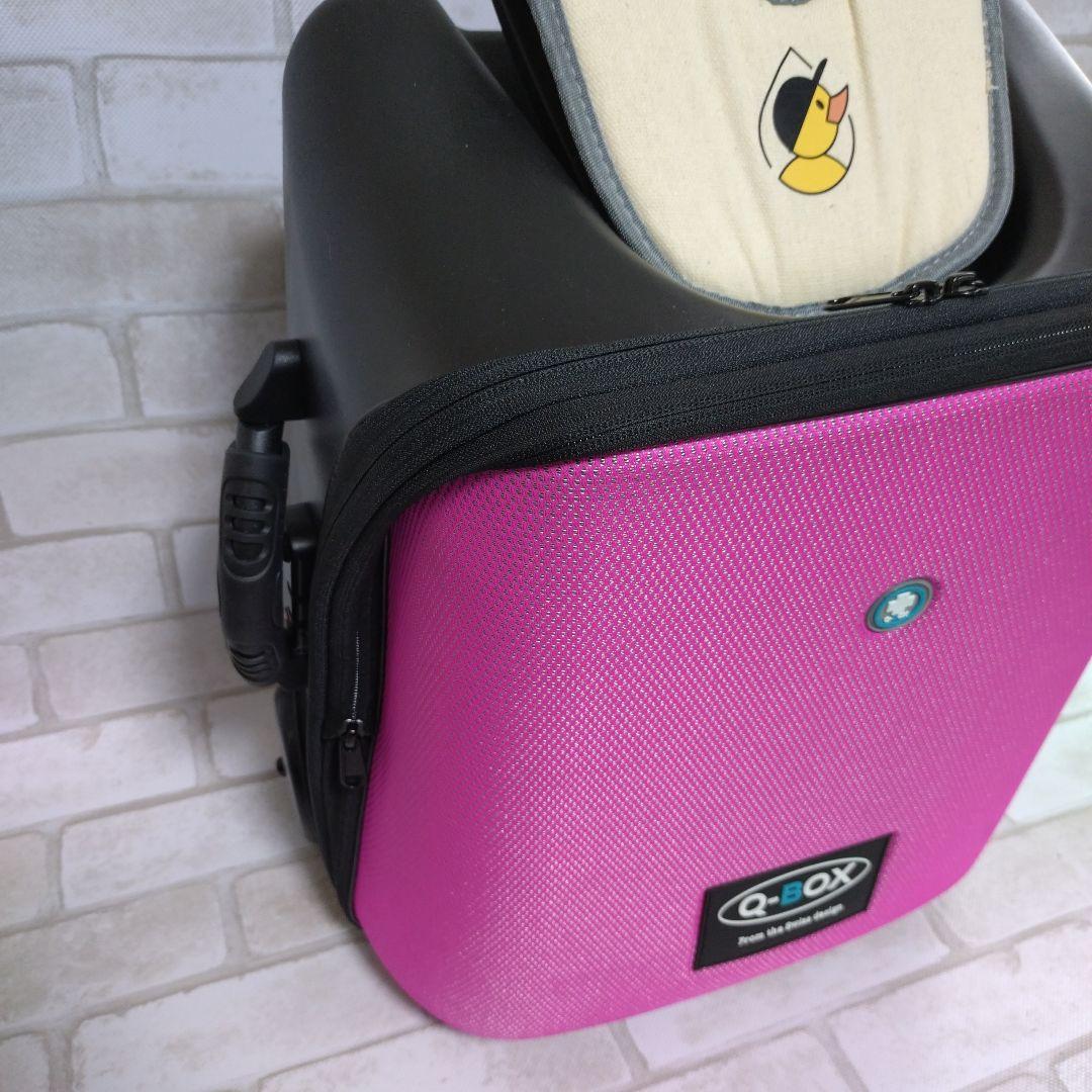 【美品】Q-BOX 乗れるキャリーケース　スーツケース　キャリーバッグ　子供乗せ
