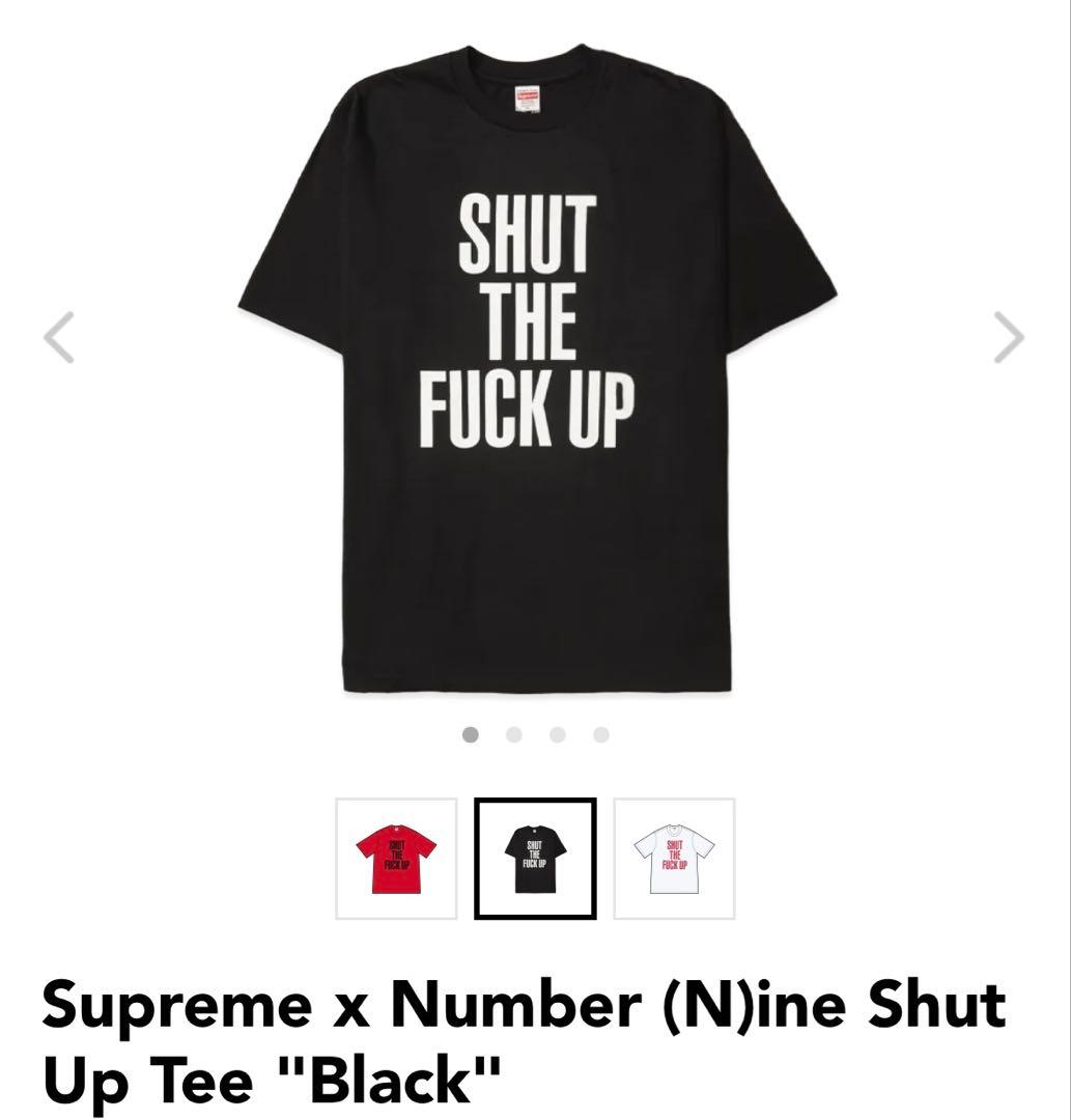 新品‼️Supreme Number (N)ine Shut Up Tee