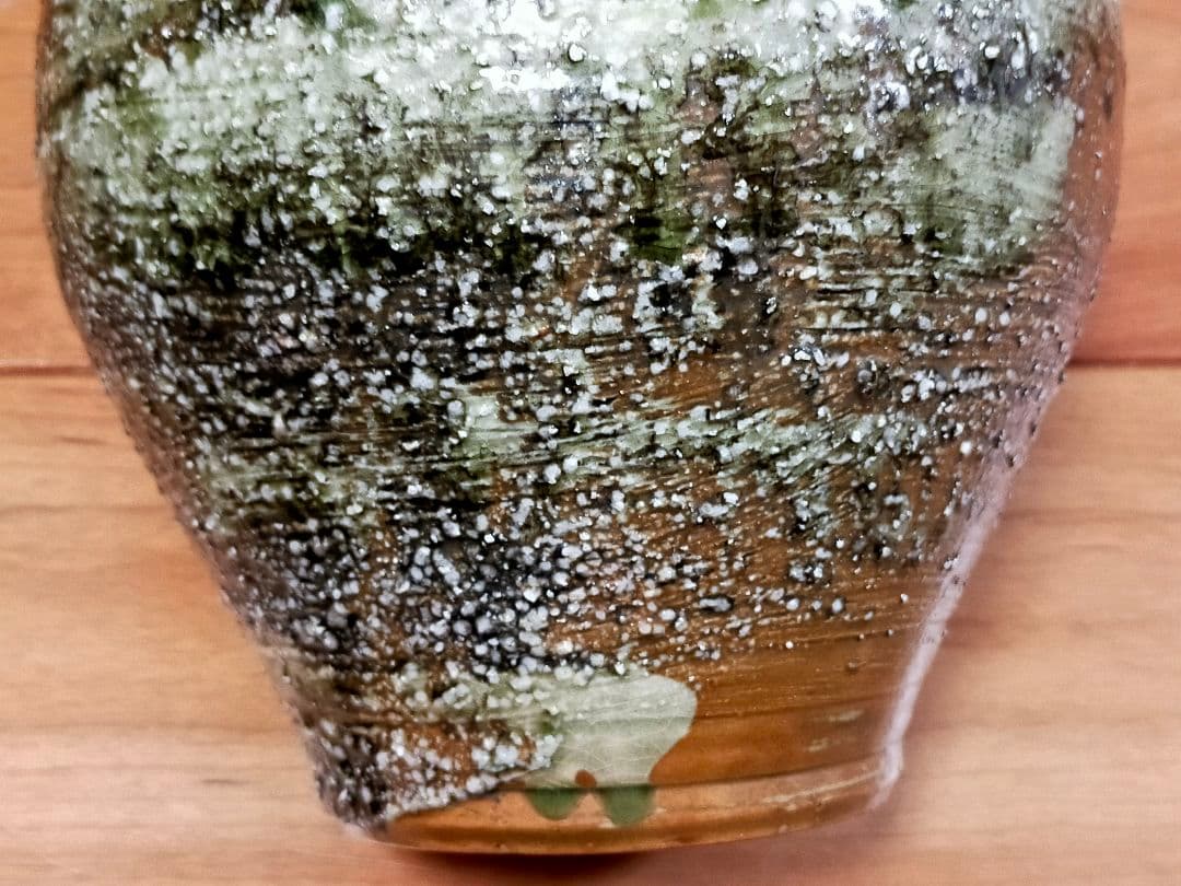 ♥値下げ！信楽　檜垣文　壷　壺　花瓶　花器　骨董　古玩