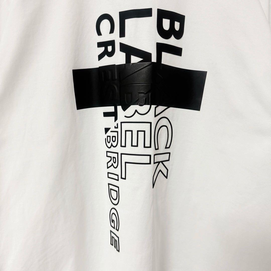 【美品】ブラックレーベルクレストブリッジ 長袖Tシャツ ロンT ホワイト L