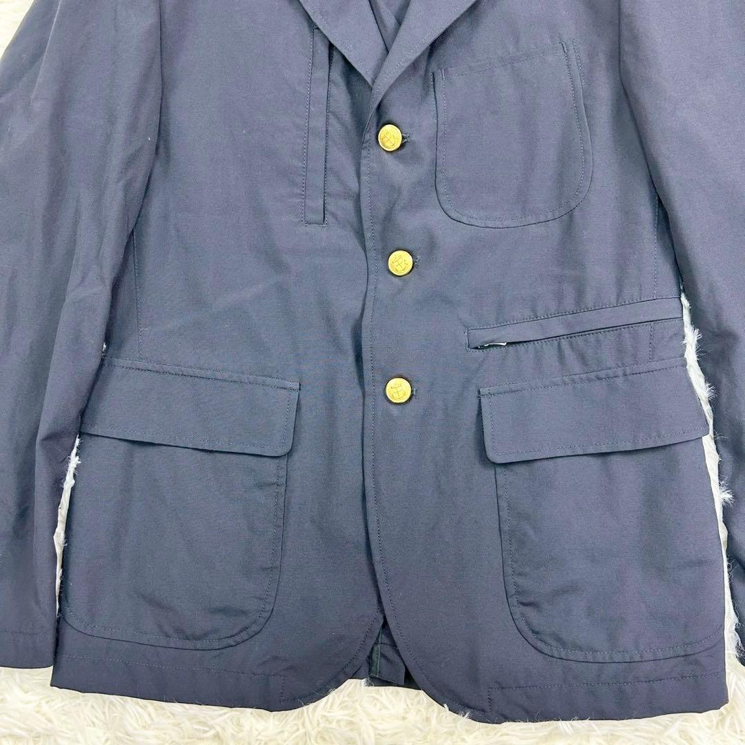 良品　キャプテンサンシャイン　紺ブレ　アンコンジャケット　金釦　ネイビー　38