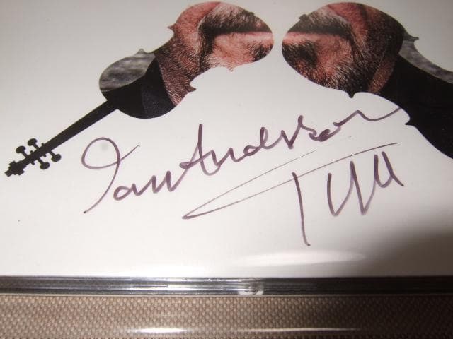 JETHRO TULL,新品,直筆サイン,Ian Anderson,ジェスロタル