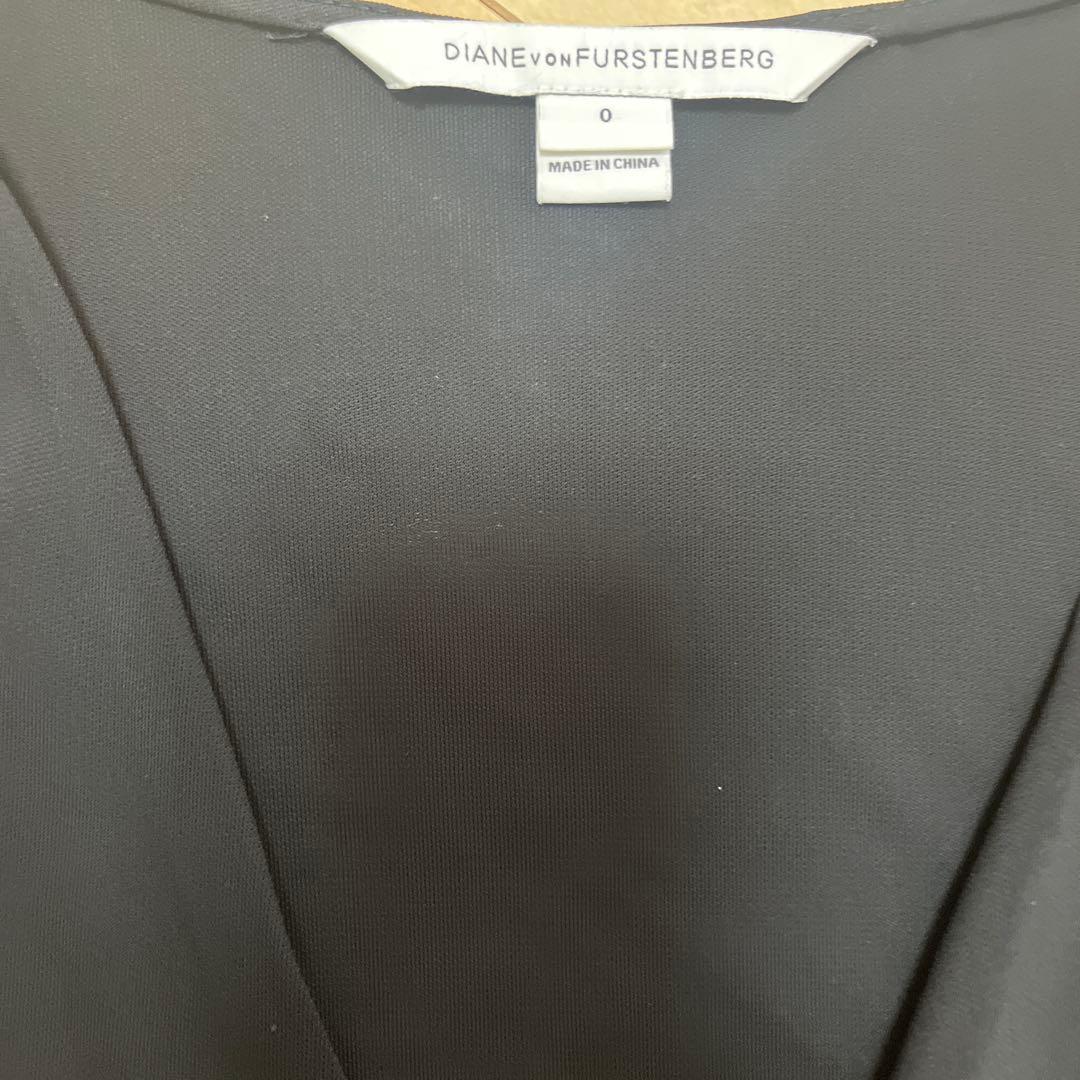 ブラック✖️シフォン　ラップワンピース