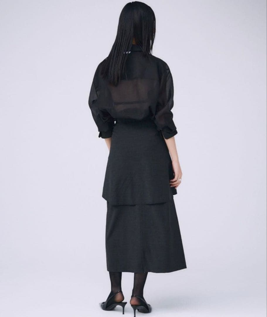 JOSEMOON SHIRT LAYERD SKIRTシャツレイヤードスカート