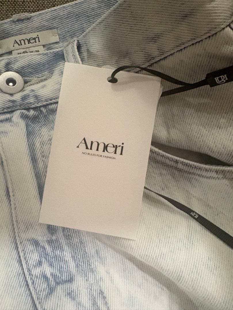 スカート Ameri REMAKE LIKE DENIMLACE LAYEREDSKIRT