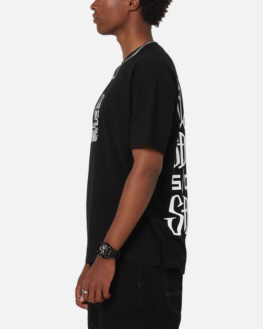 【XL】黒 S/DOUBLE エスダブル 半袖Tシャツ 新品 【国内未発売】