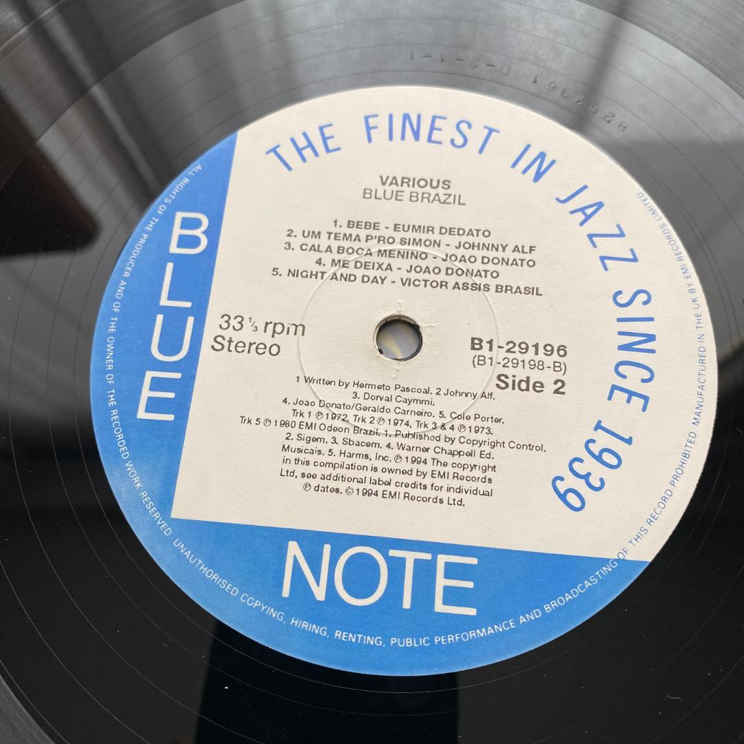 洋楽 2LP Blue Brazil Blue Note UK