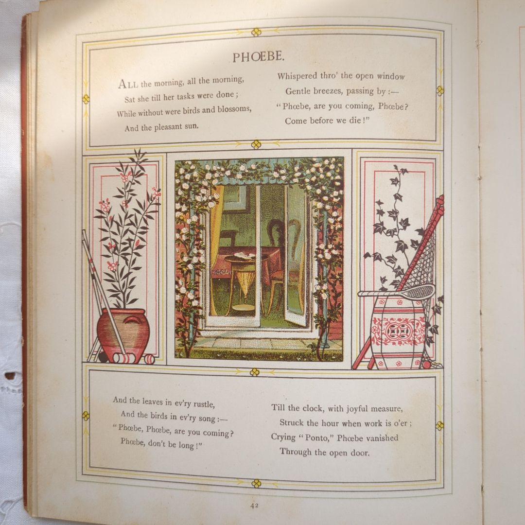 稀少1881年アンティーク絵本 児童書 洋書古書 ヴィクトリアン ヴィンテージ