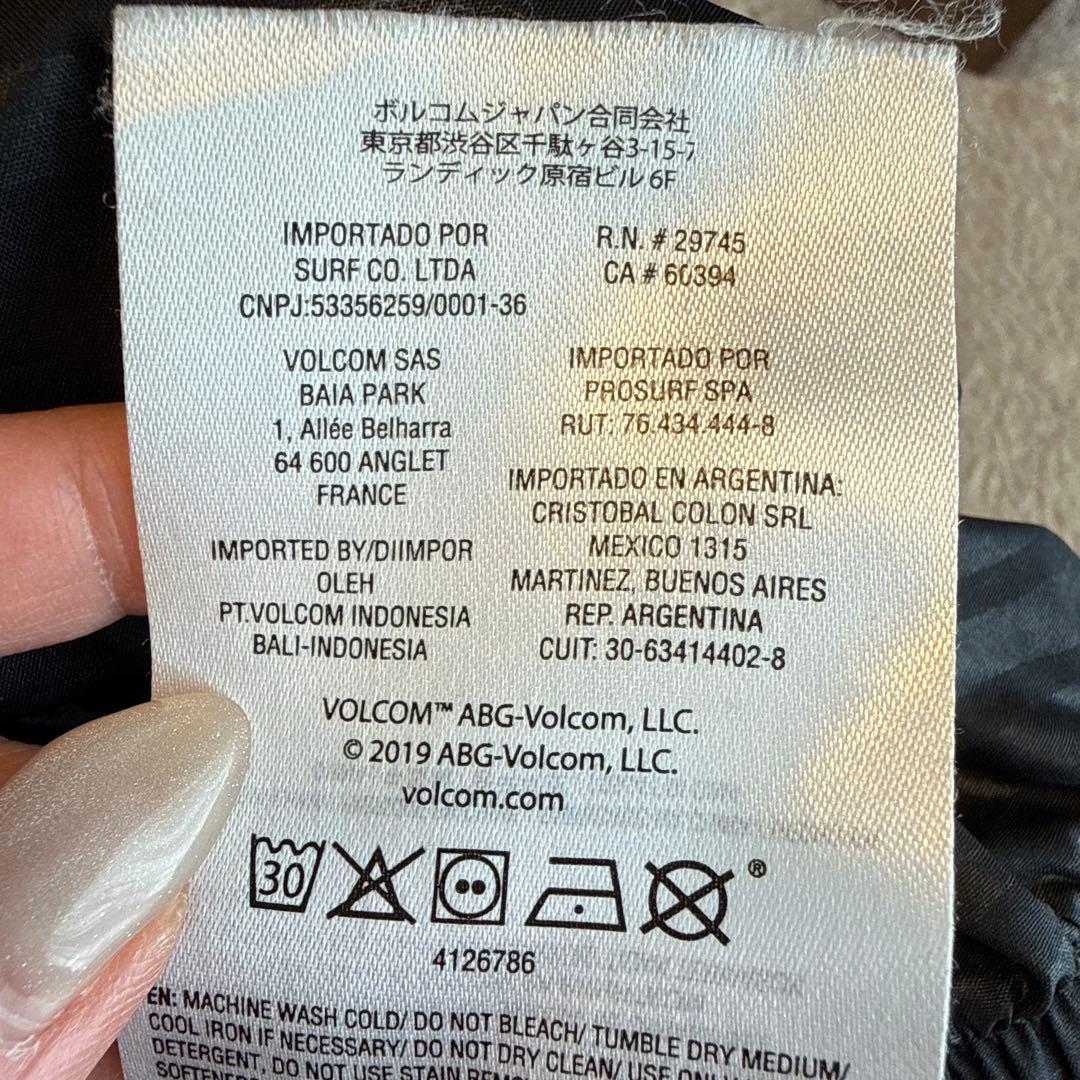 VOLCOM 子ども用スノーボードウェア ブラック