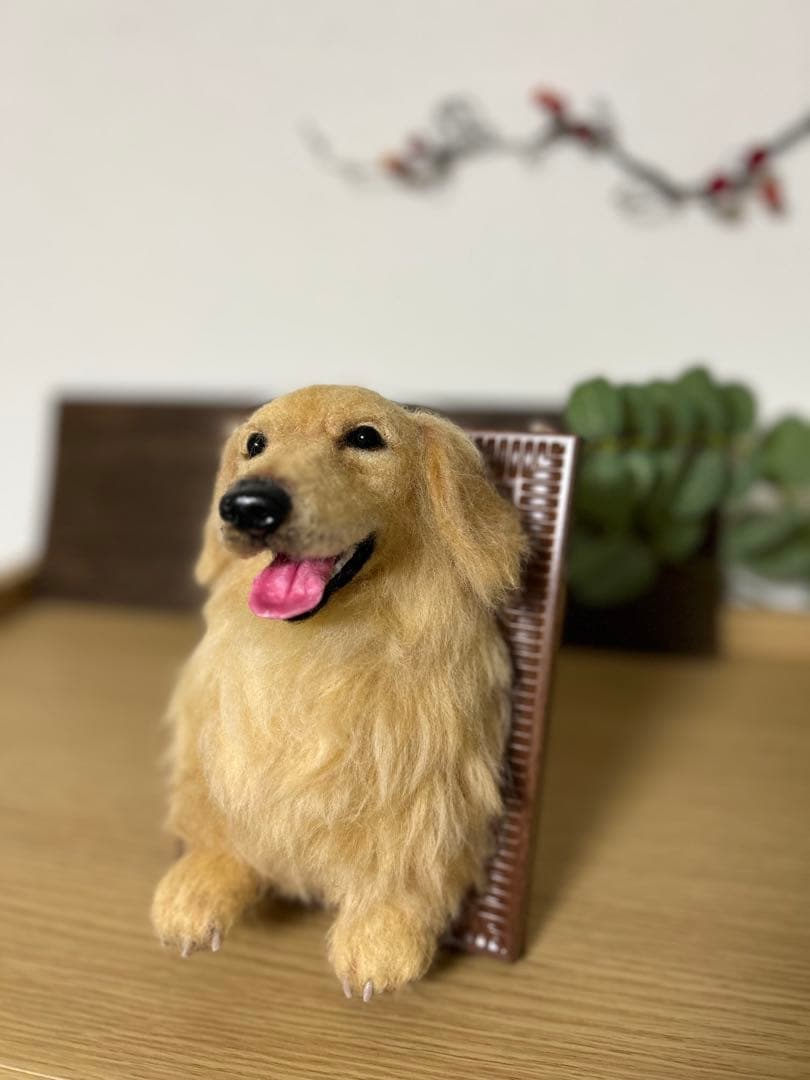 羊毛フェルト ゴールデンレトリバー
