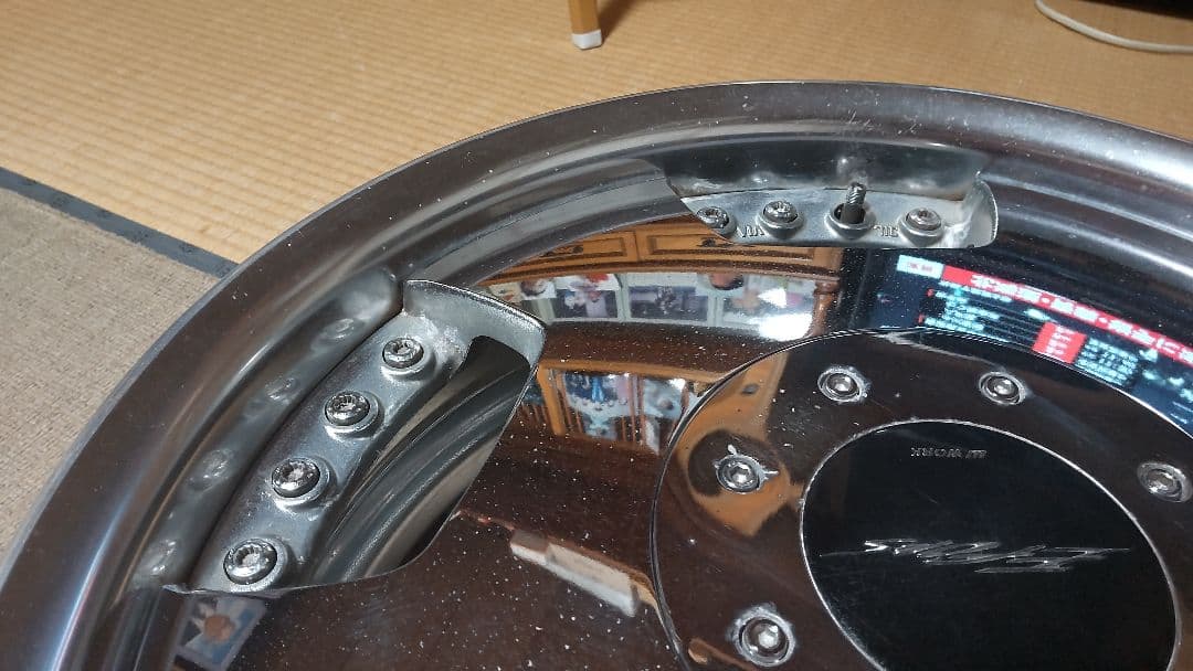 ユーロライン メッキ 17インチ7J +28 PCD114.3