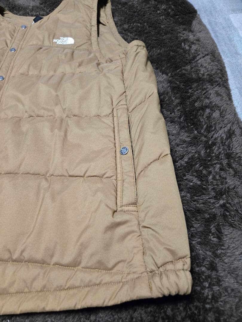 The North Face ブラウン ダウンベスト