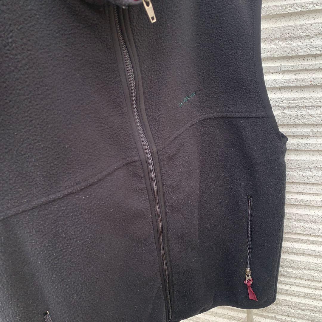 90s USA製 patagonia パタゴニア フリースベスト ブラック M