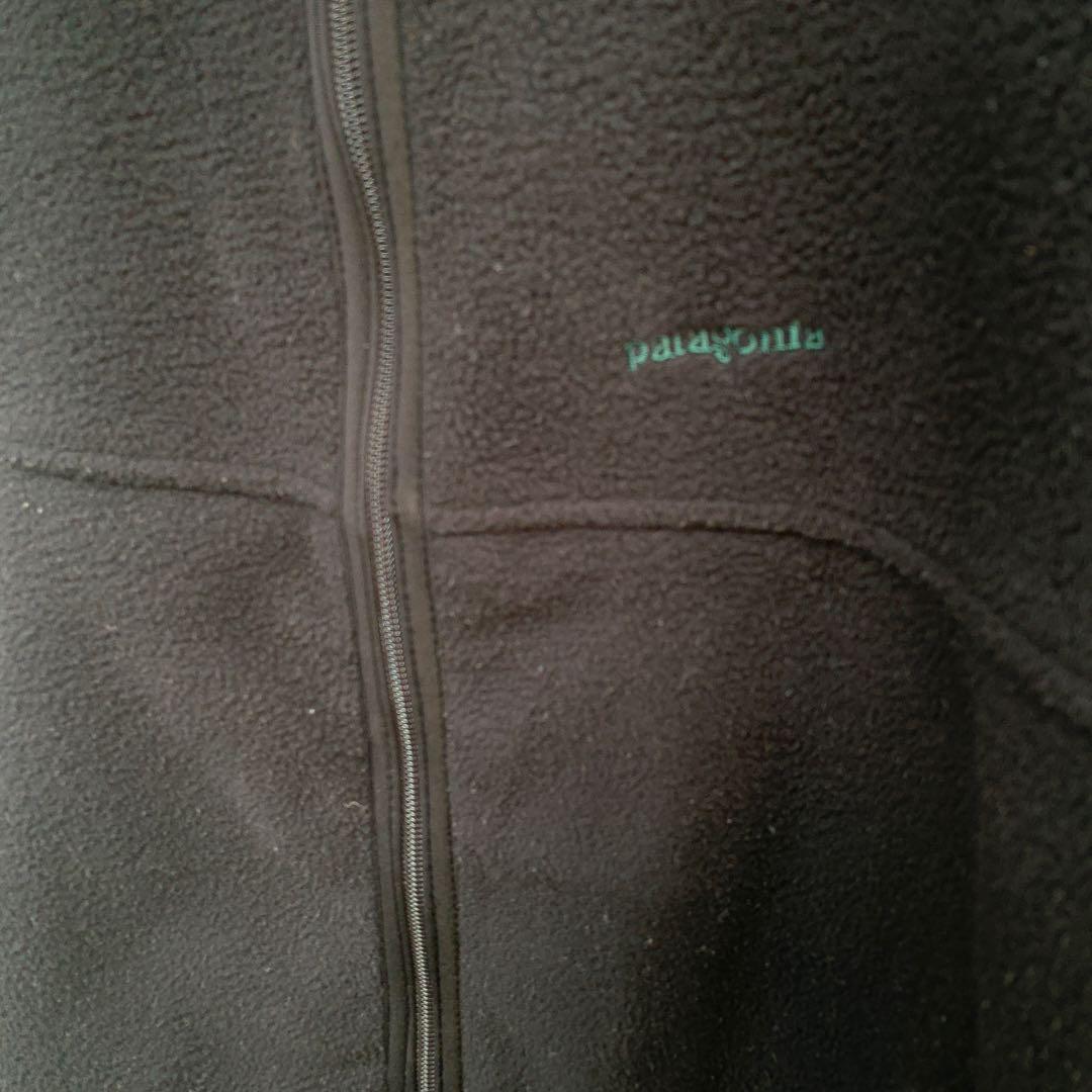 90s USA製 patagonia パタゴニア フリースベスト ブラック M