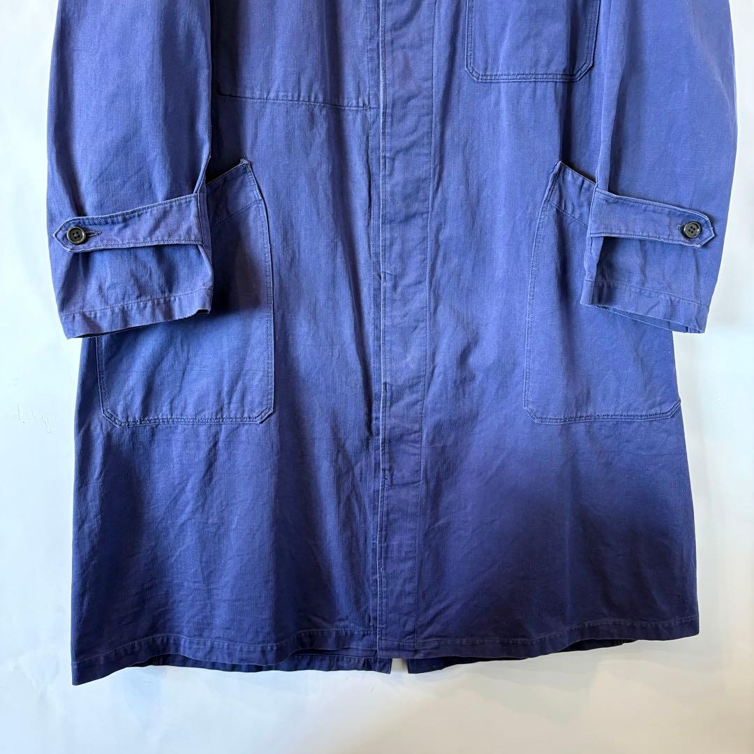 〜60s ヴィンテージ フレンチ ワークコート ユーロ ビンテージ 古着 ブルー