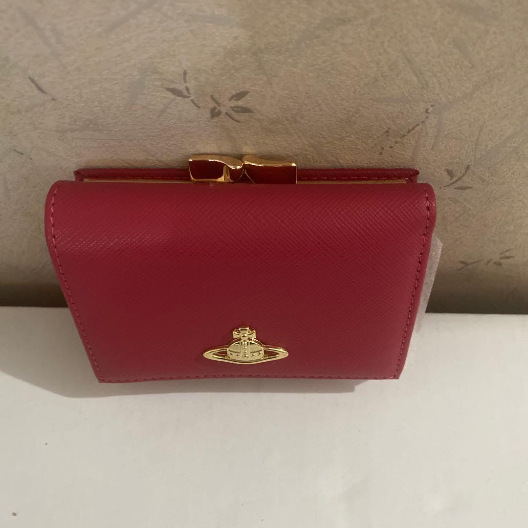 新品未使用 Vivienne Westwood 三つ折り財布　ピンク