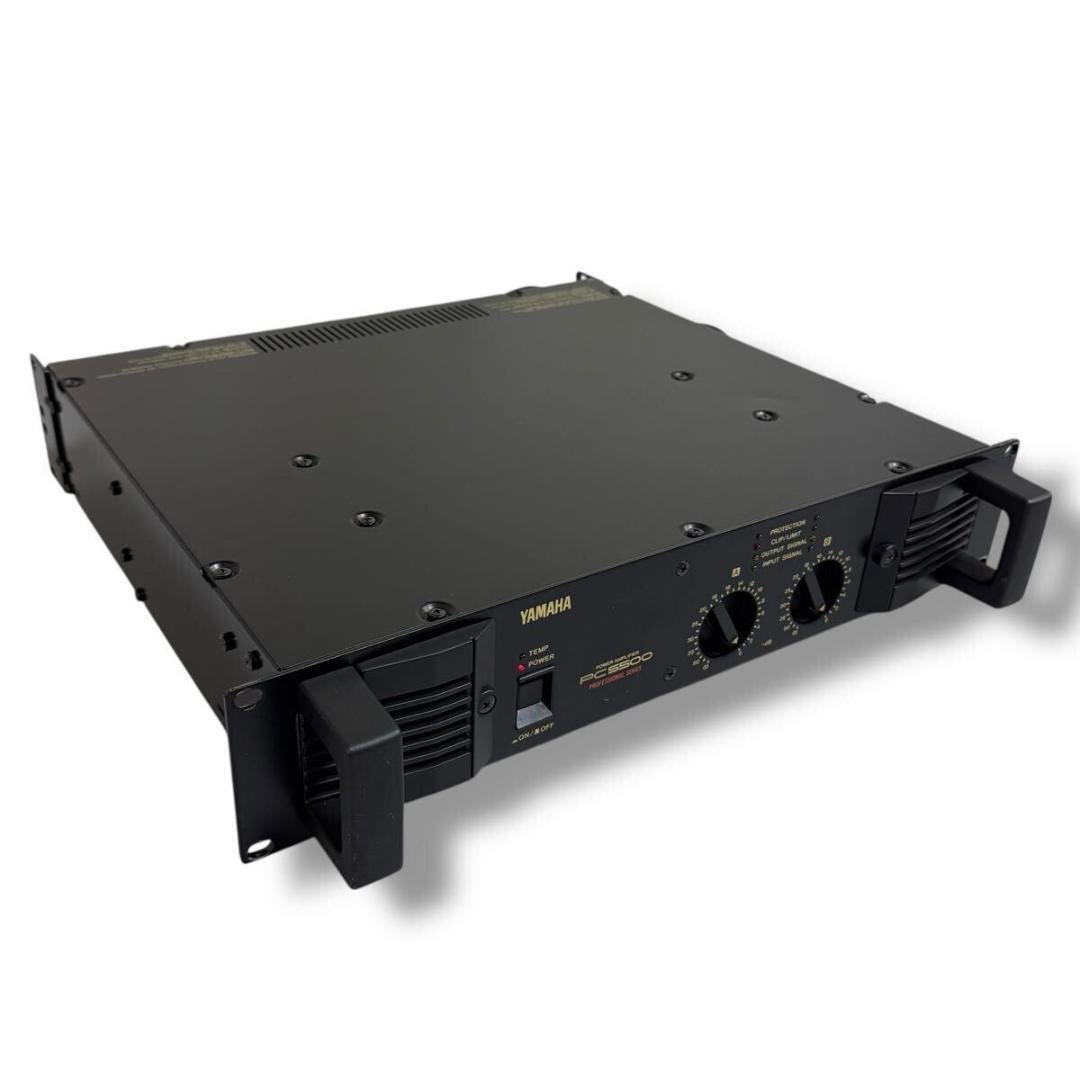【希少品】YAMAHA PC5500 パワーアンプ 業務用アンプ 取扱説明書付き