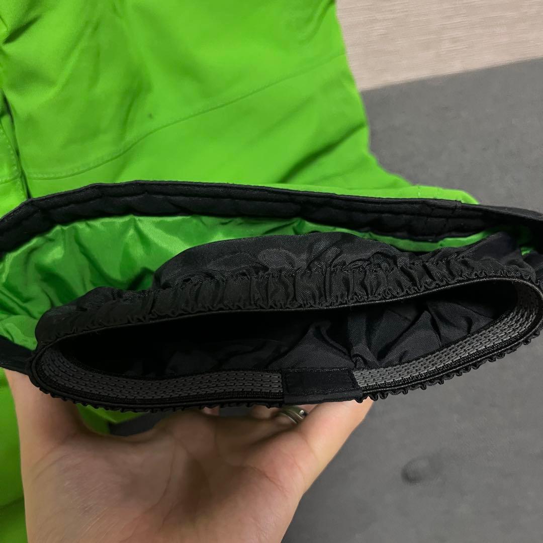 美品 BURTON バートン キッズ スノー ウェア ビブ グリーン 4T