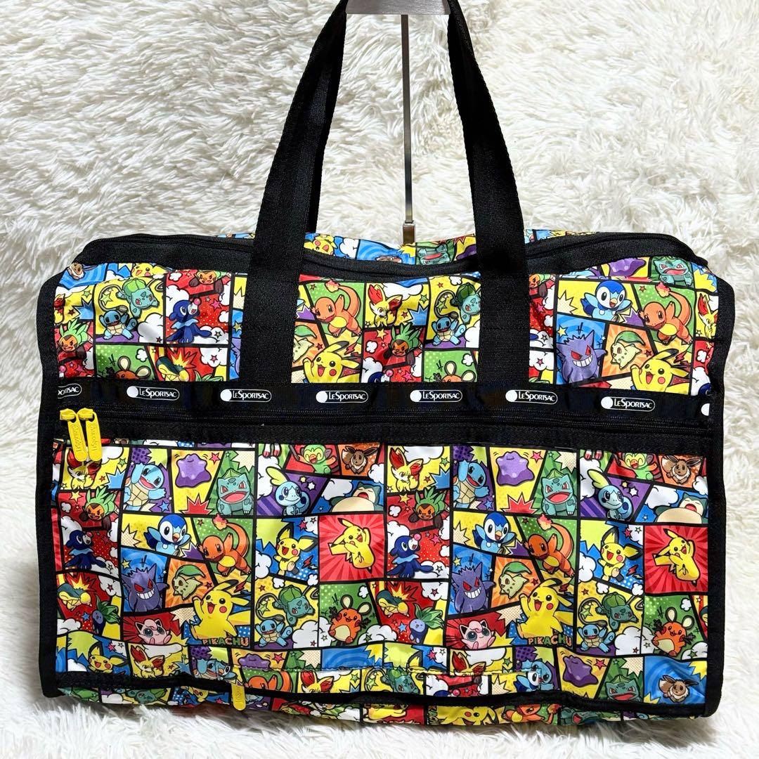 【✨新品同様✨】レスポートサック ボストンバッグ ポケモン ポーチ付き❣️