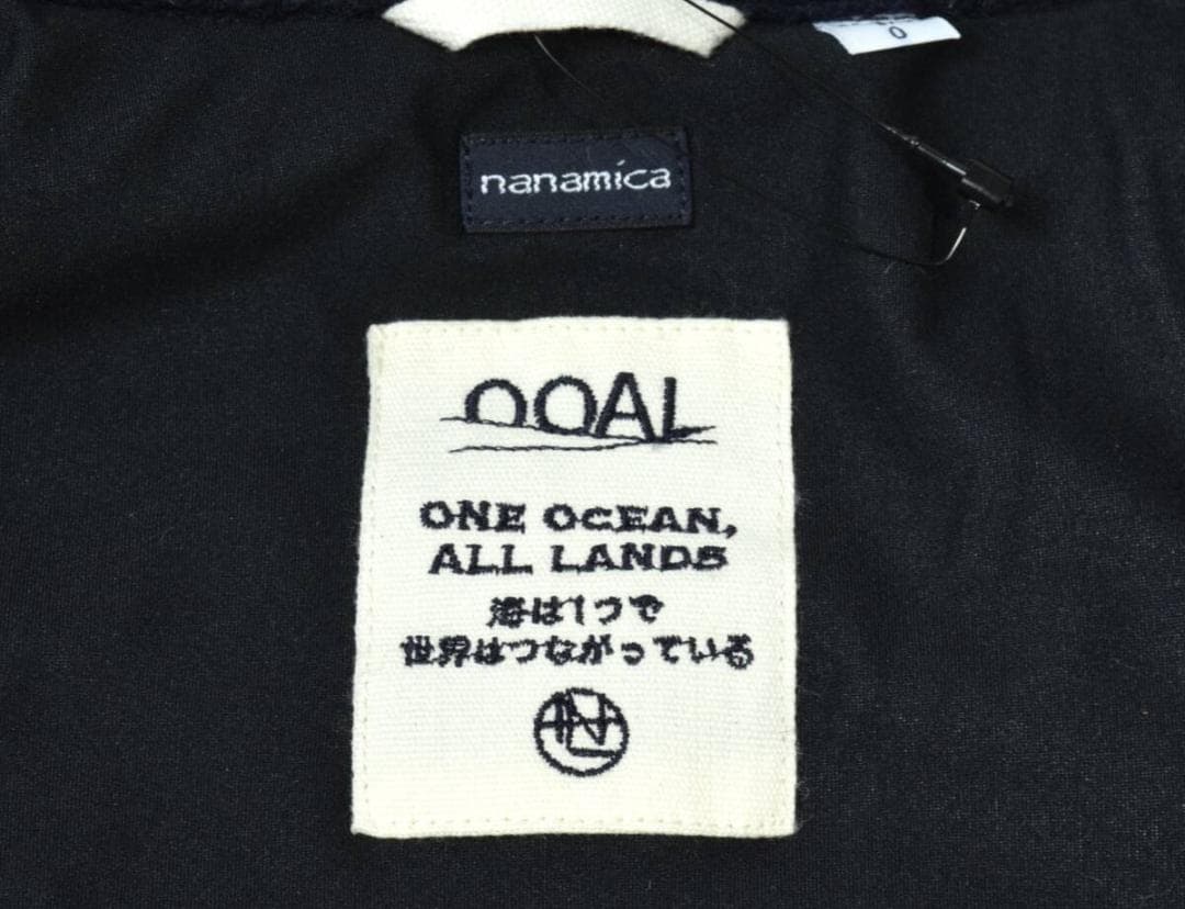 新品 ナナミカ ウインドストッパー ニットドレス 0 ワンピースコート ネイビー