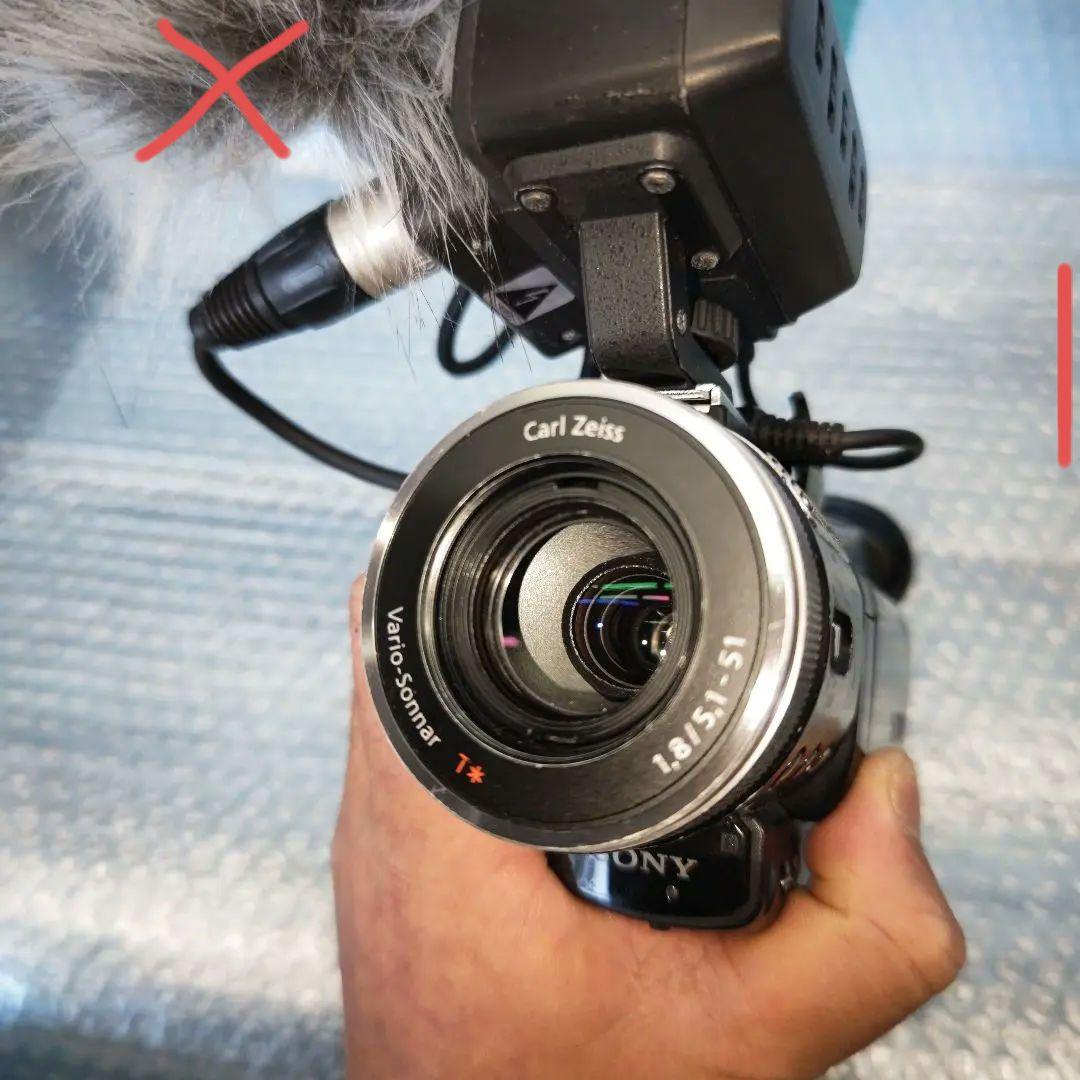 が*ん様 マイク無し！SONY HVR-A1J HDV業務用カメラ バッテリー充