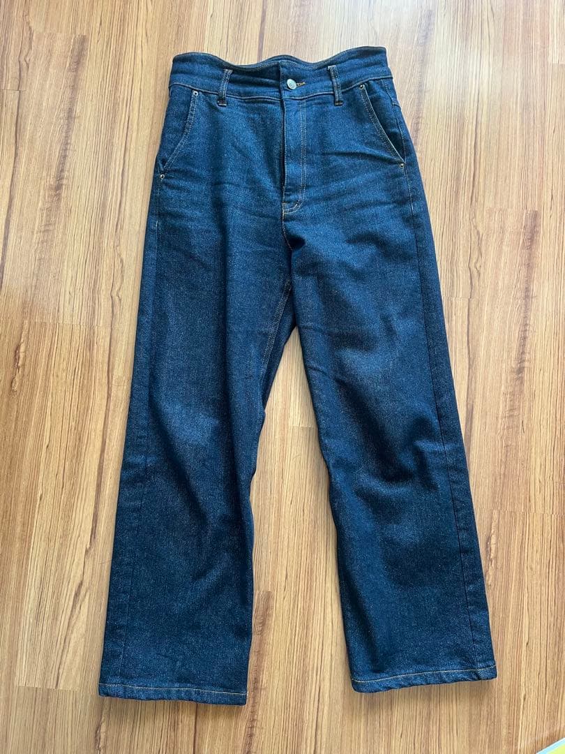 パンツ Eaphi WAVE DESIGN HIGH WAIST DENIM