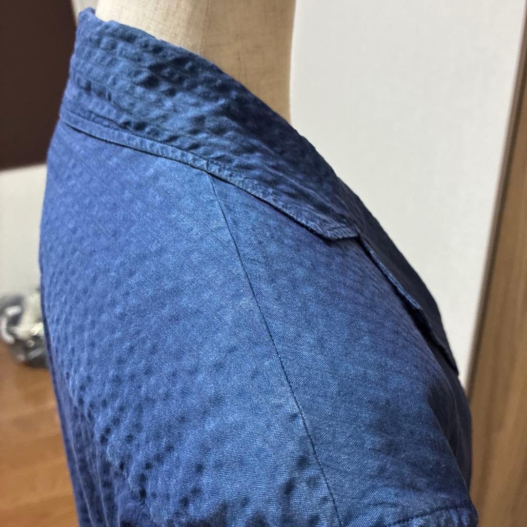 レア品　ラルディーニ　 LARDINIネイビー　シャツジャケット