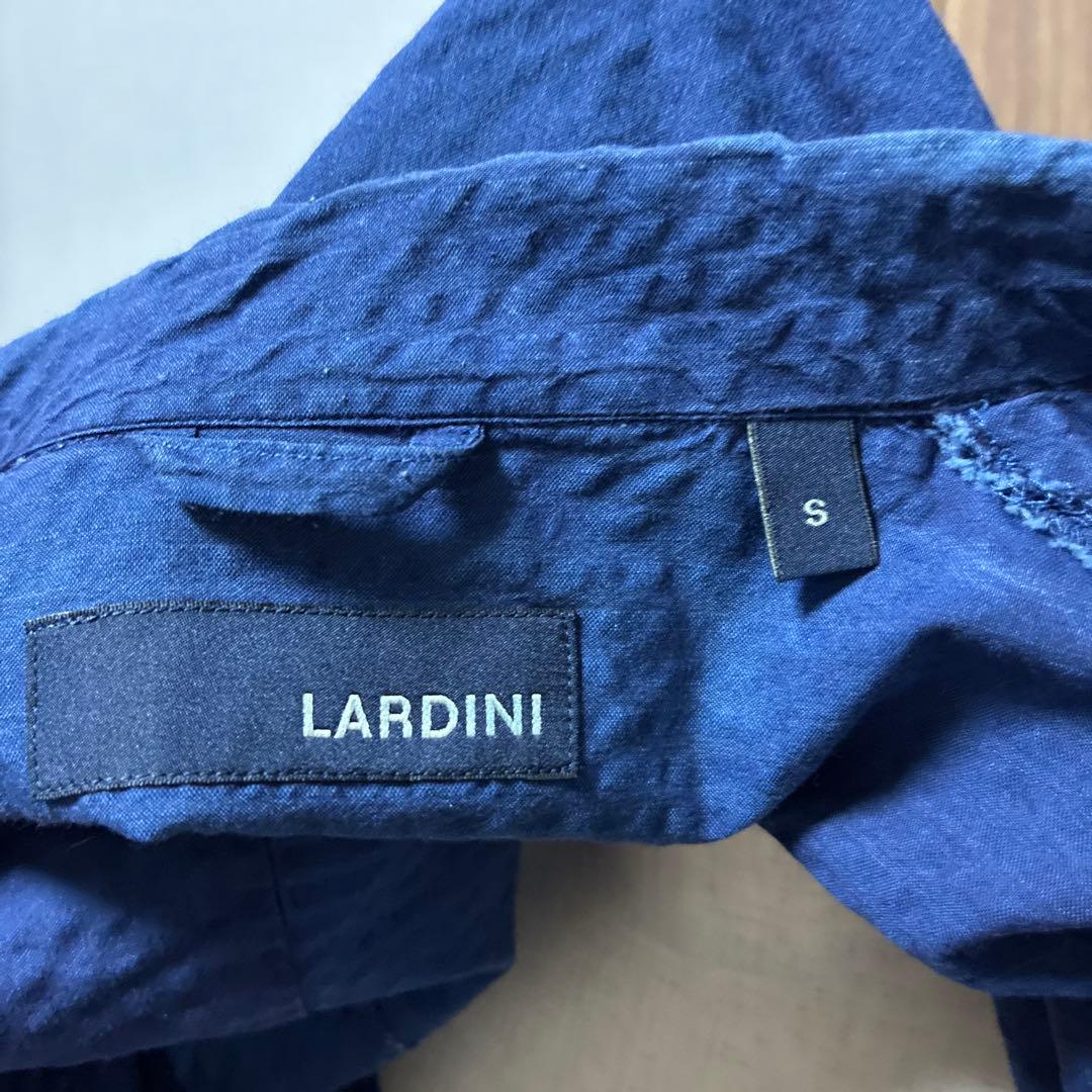 レア品　ラルディーニ　 LARDINIネイビー　シャツジャケット
