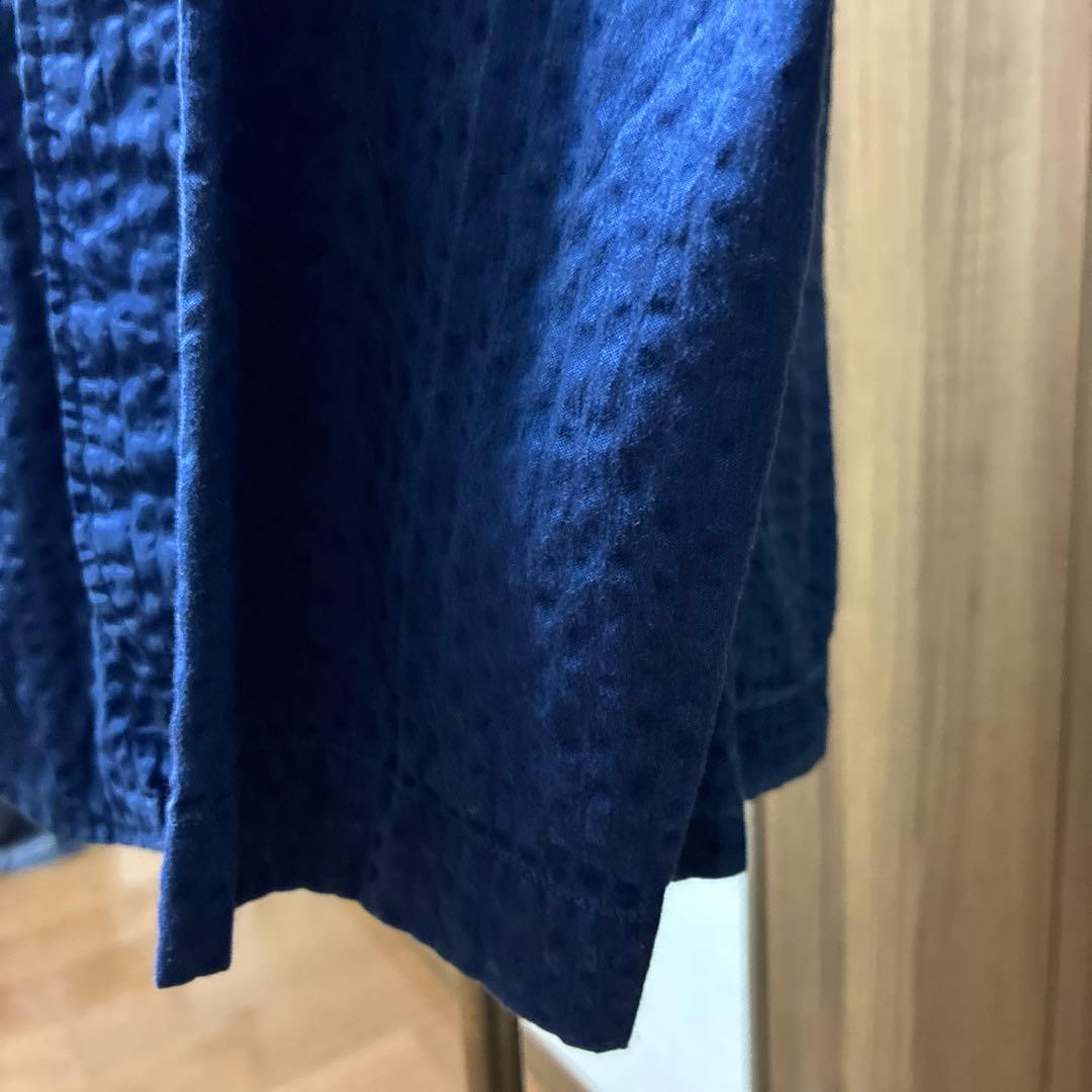 レア品　ラルディーニ　 LARDINIネイビー　シャツジャケット