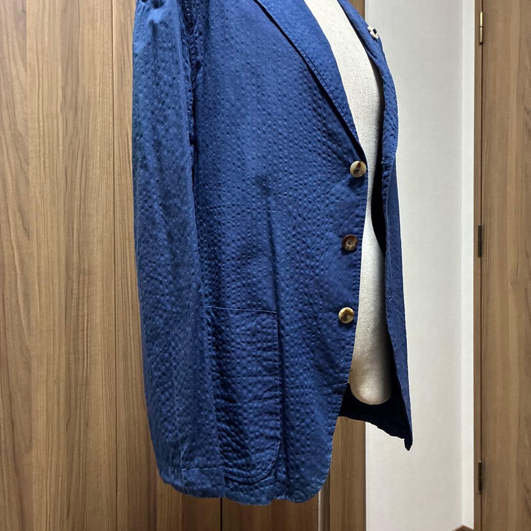 レア品　ラルディーニ　 LARDINIネイビー　シャツジャケット